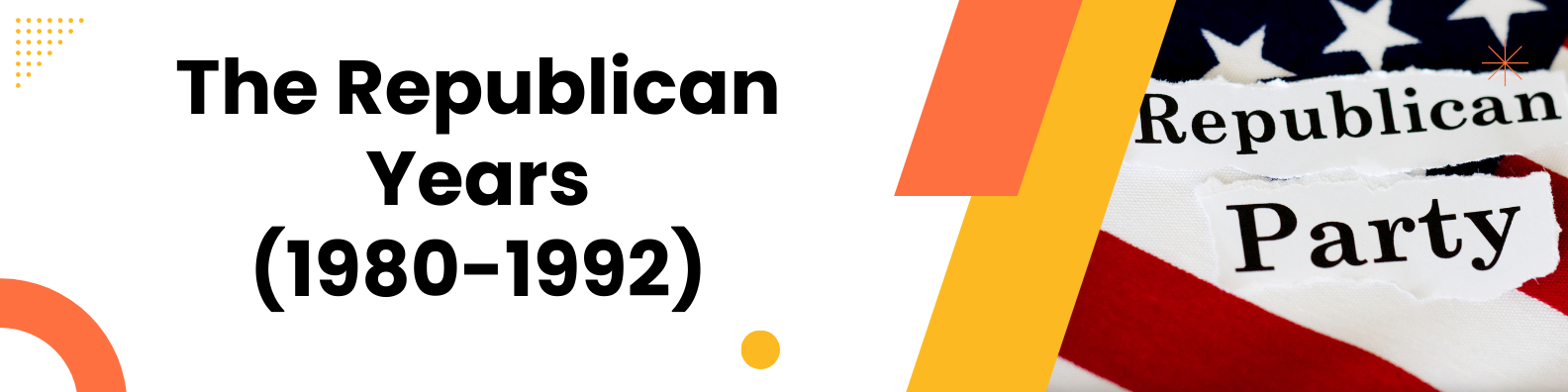 Unit 10: The Republican Years (1980-1992) Banner